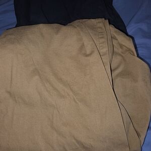 Men's Black and Brown Twill Jogger Pants Lot